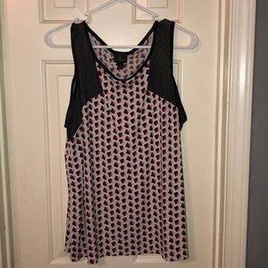 Geometric print blouse